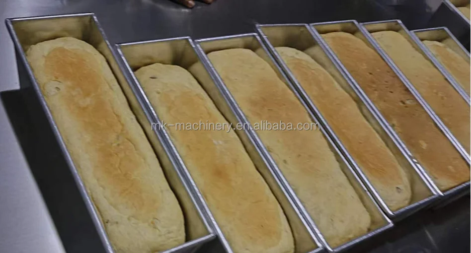 Toast bread production line /full automatic toast  loaf bread making machine