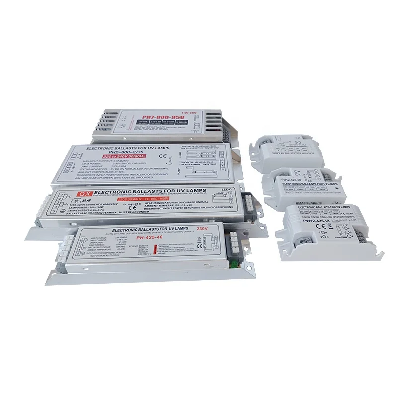 Stainless steel water dispenser UVC germicidal lamp 12V/24V instant start Transformer PL15-425-18D12 Electronic Ballast