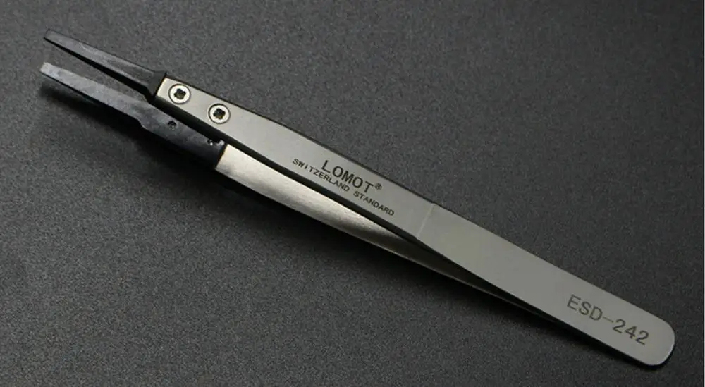 ESD-7A ESD Tweezer Antistatic Tweezers With Changeable Tips