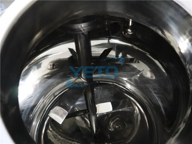 300L electric heated sealed mixer tank liquid shampoo lotion blender beverage fruit juice mixing machine price