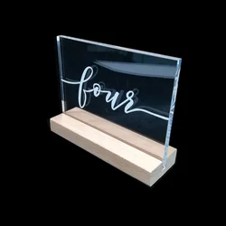 Arritec 2018 Acrylic wedding decoration table party table numbers