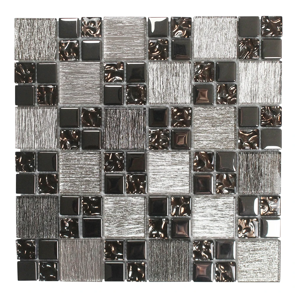 Factory crystal glass mosaic wall decoration kota stone flooring carrara white natural backsplash stone mosaic for sale