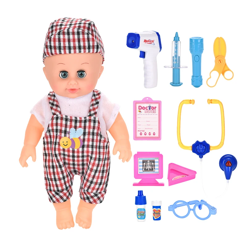ITTL Hot sale girl doctor toy play set medical mini doctor toy with doll