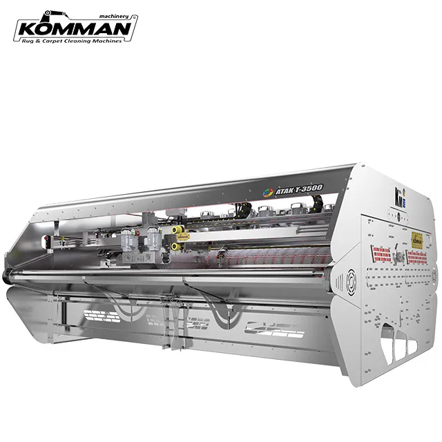 
Automatic Industrial Carpet/Rug Cleaning Machine- Commercial Rug Washer.2.50 meters conveyor surface 