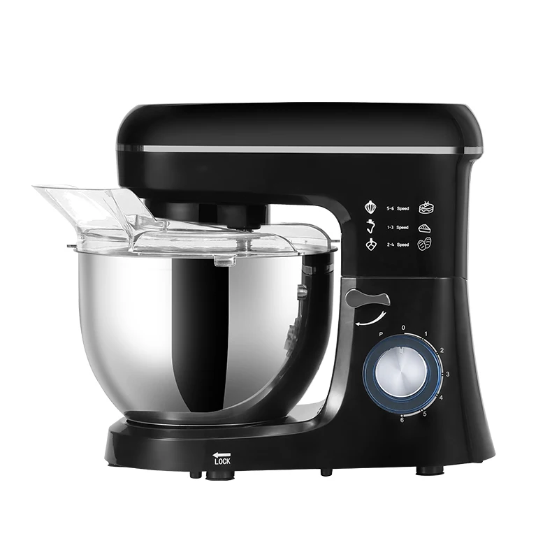 1400W 6-Speed Electric 5L Bowl S/S Table Structure Cake Bread Dough Mixing Stand Mixer