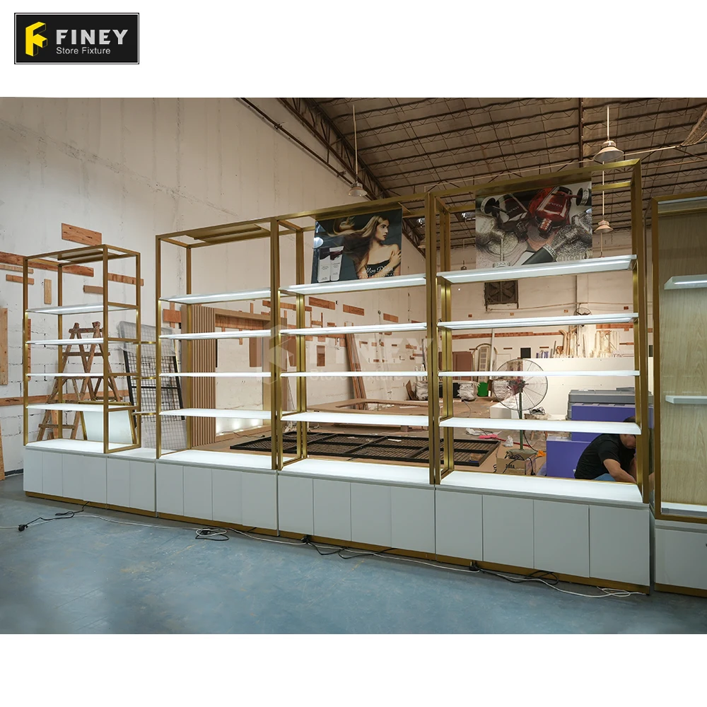 Wig Display Mannequin Head Display Rack Wall Mounted Wig Display Shelves for Hair Salon