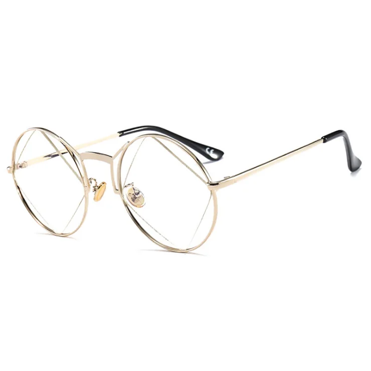 Retro Round Sunglasses Women Men Fashion Steam punk Vintage Rhombus Sun Glasses Girls UV400 lunette de soleil femme G18034