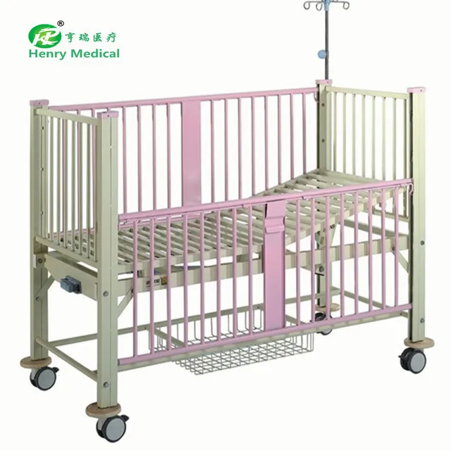 Hospital furniture Stainless steel Children Bed Pediatric Hospital Bed