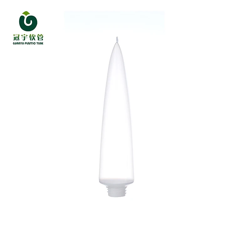 empty transparent food grade cosmetic plastic tube for packaging