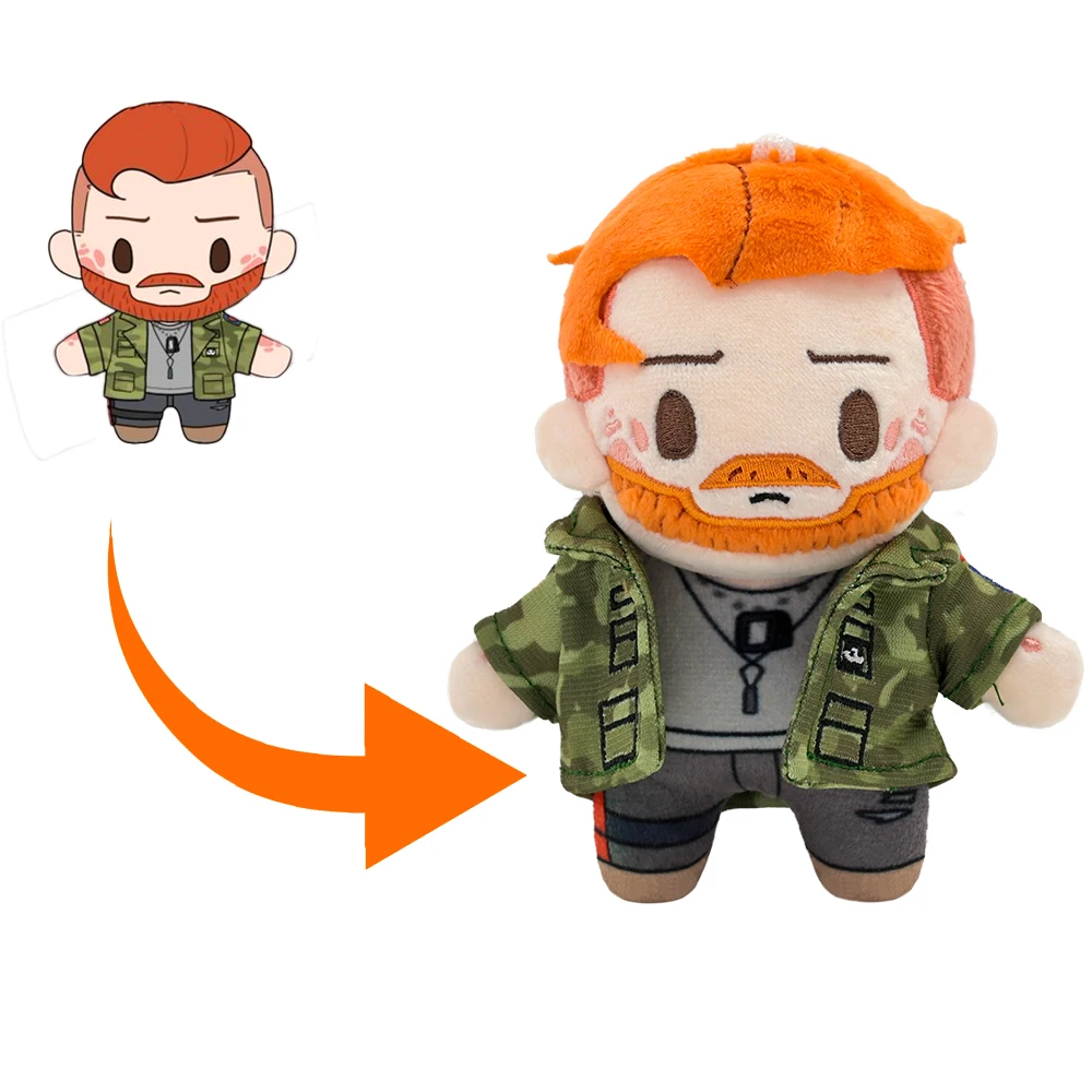 Custom Plushie Manufacturer 10cm Keychain Plush Doll Custom Kpop Idol Soft Toy Cotton Doll