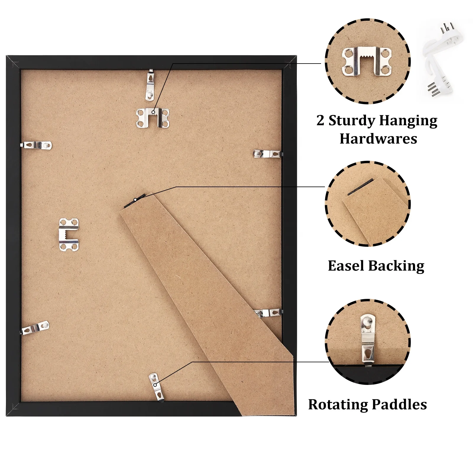 4x6 8x10 11x14 custom home decor wedding wall black wood photo picture frame