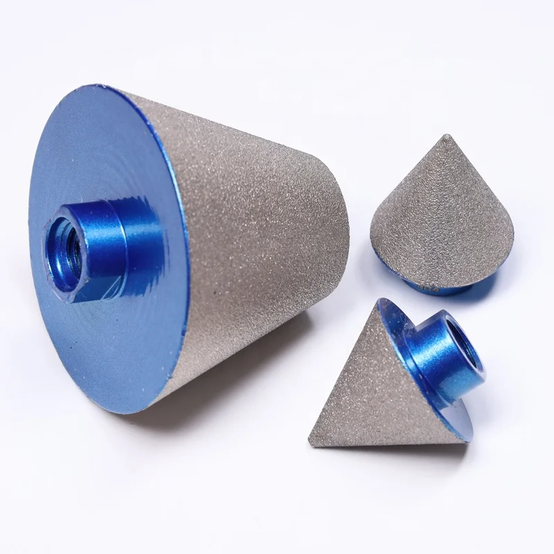 Diamond Drilling Cone Porcelain Milling Cone Edge Chamfer Diamond Drill Cones for granite marble carving