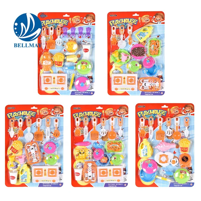 Bemay Toy Pretend Play Kitchen Toy for Kids, Play House Kitchen Set for Kids