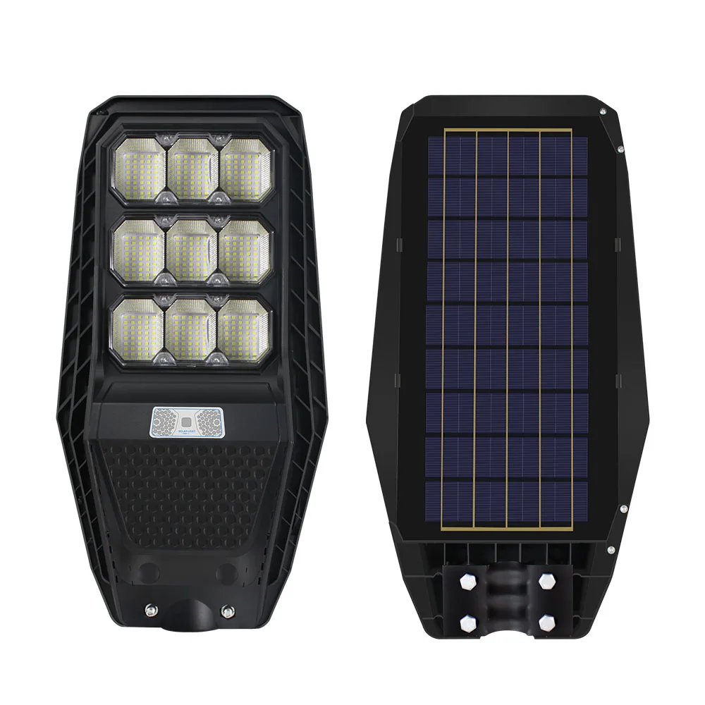 100w 300w 200w All In One Solar Street Light With Remote Control And Arms Integrated Solar Road Light Led Sensor