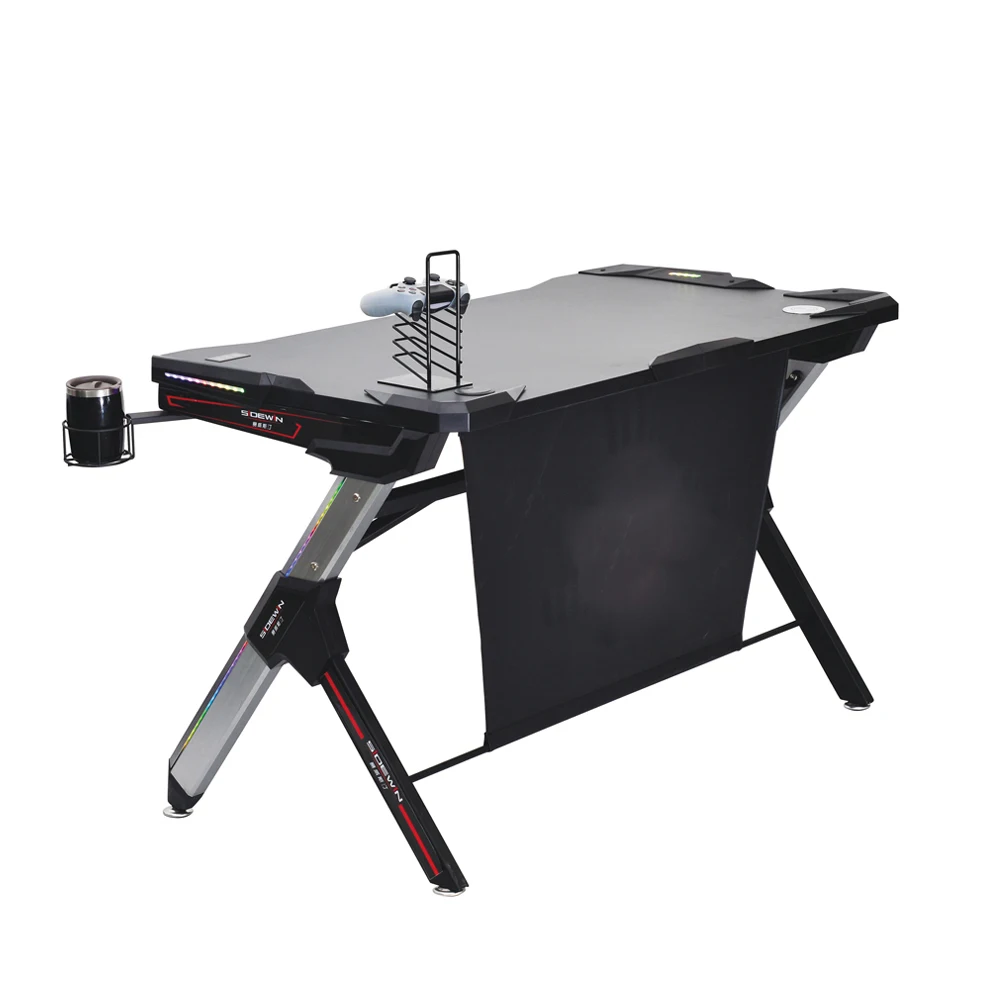 Современный игровой компьютерный стол с ножками из алюминиевого сплава