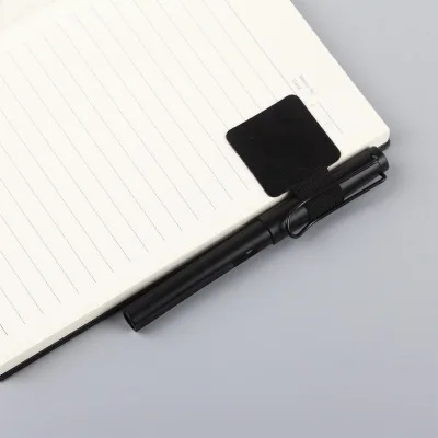 
Amazon hot selling notebook accessories self-adhesive leather pen holder stickers 