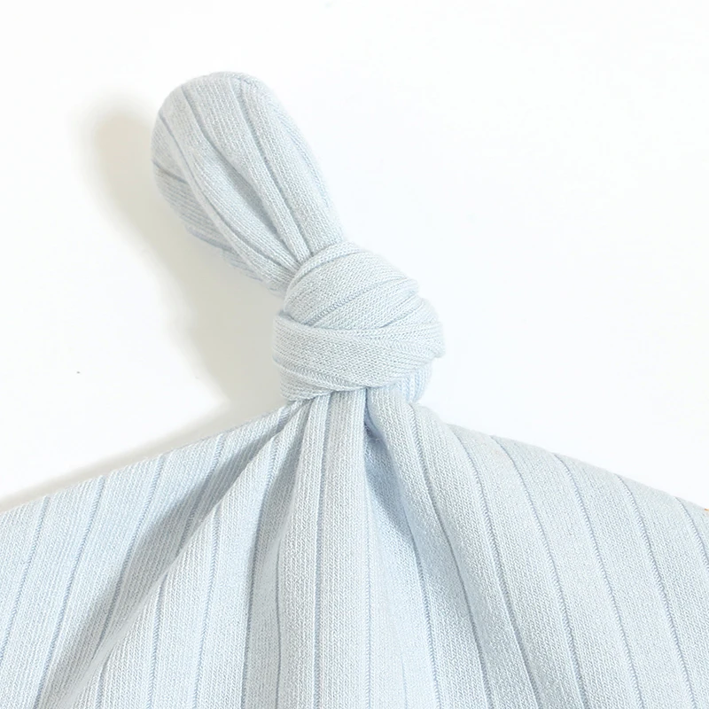 Wholesale Casual winter warm knit child baby knot hats winter beanie baby