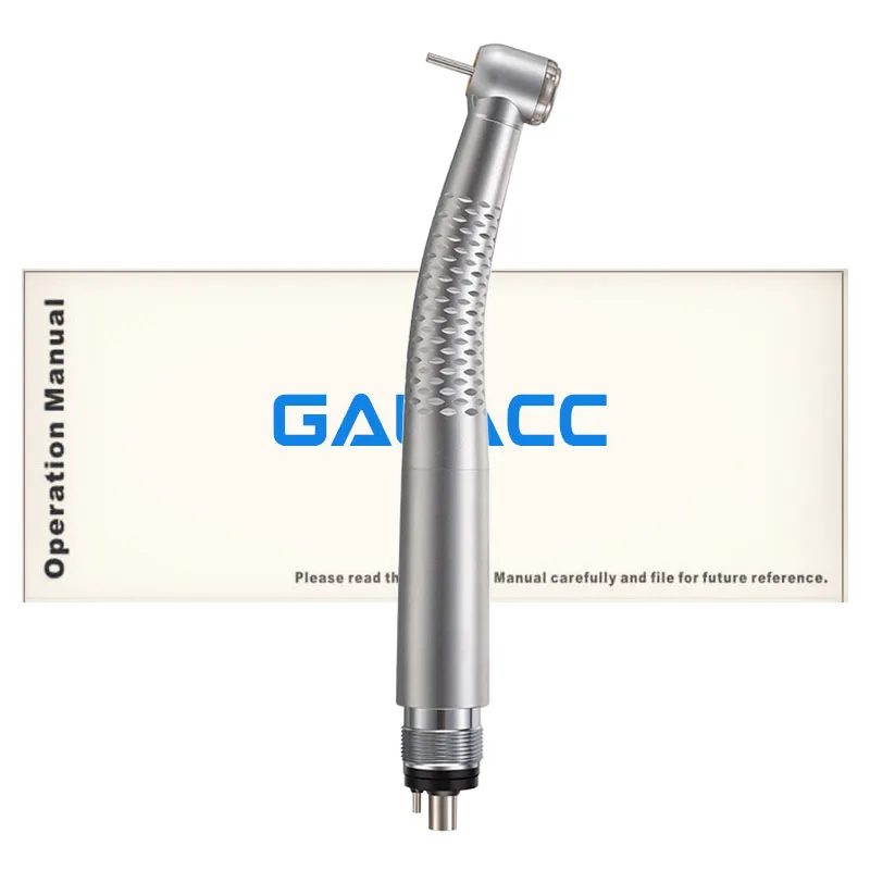 Dental 5 LED ceramic bearings push button five water spray micro filtration system handpiece