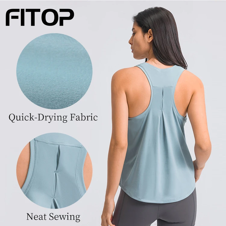 Женский топ для занятий йогой Racerback, Свободный Топ-майка для занятий йогой