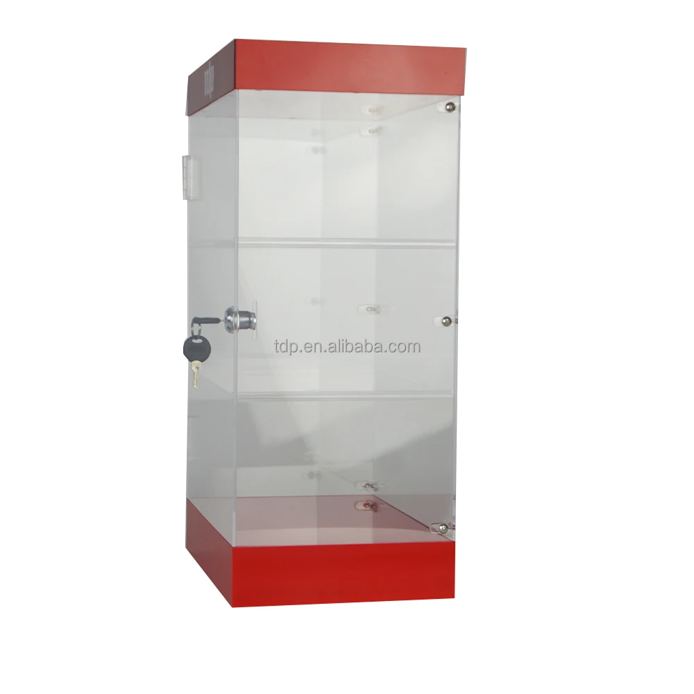 Electronic products cabinet mobile phone smart watch desktop Acrylic display stand with LED light