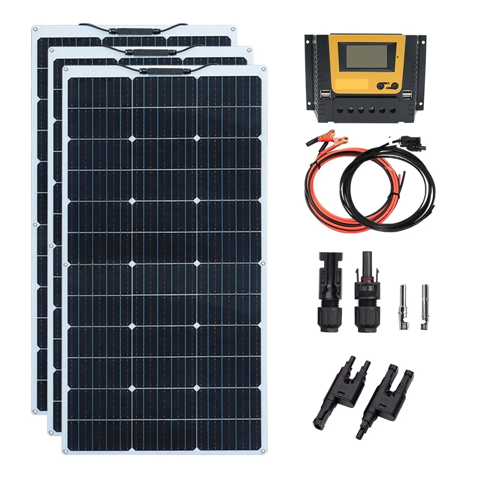 SenHuo Flexible Solar 12V 18V 100W 150W 200W 300W 400W Waterproof Panel Kit For Outdoor Home/Camping