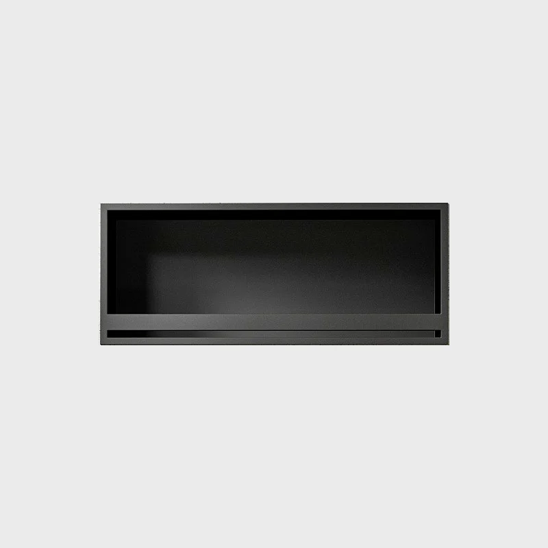 60*30cm Wall-mounted Anti-falling 304 Stainless Steel Bathroom Recessed Shower Niche Storage Shelf Cabinet With Guard Rail