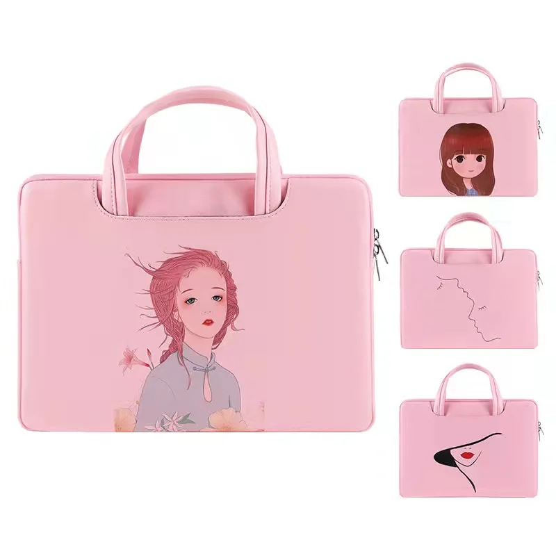 Wholesale Custom Logo women Laptop Bag laptop handbag Waterproof messenger tote