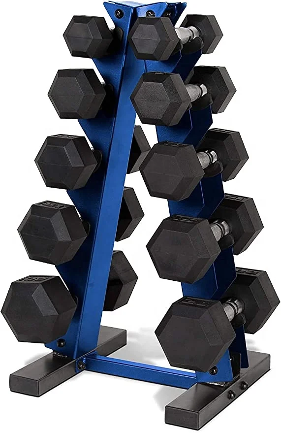 Colorful 5 Pairs  Dumbbell Rack Stand Weight Rack