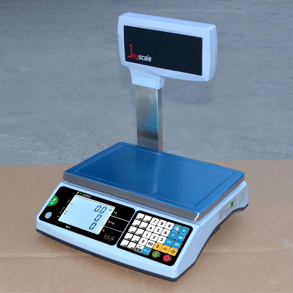 6 15 30 kg lb bascula commercial retail digital printing scale
