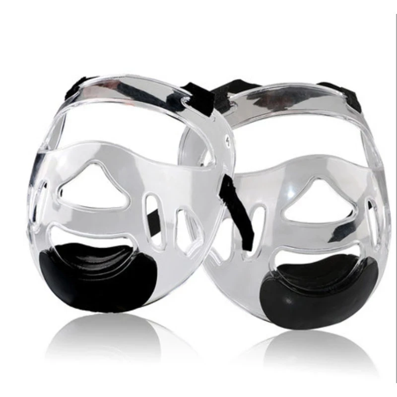 Clear Taekwondo Face Shield Sports Gear Detachable Headgear Guard Boxing Headgear Face Guard Helmet Cover for Karate Boxing