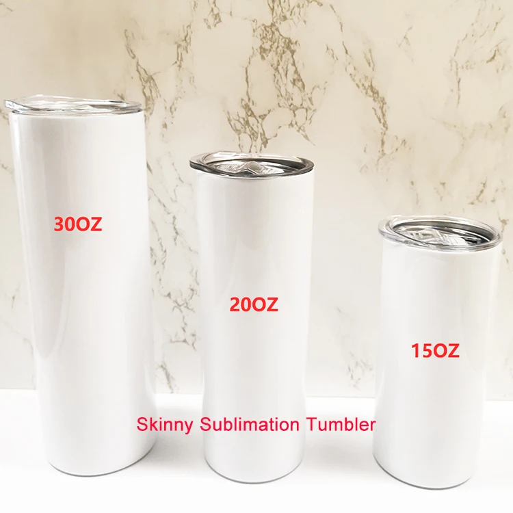 Most Popular Products Straight Blanks Mug 20 oz Skinny Sublimation Tumbler