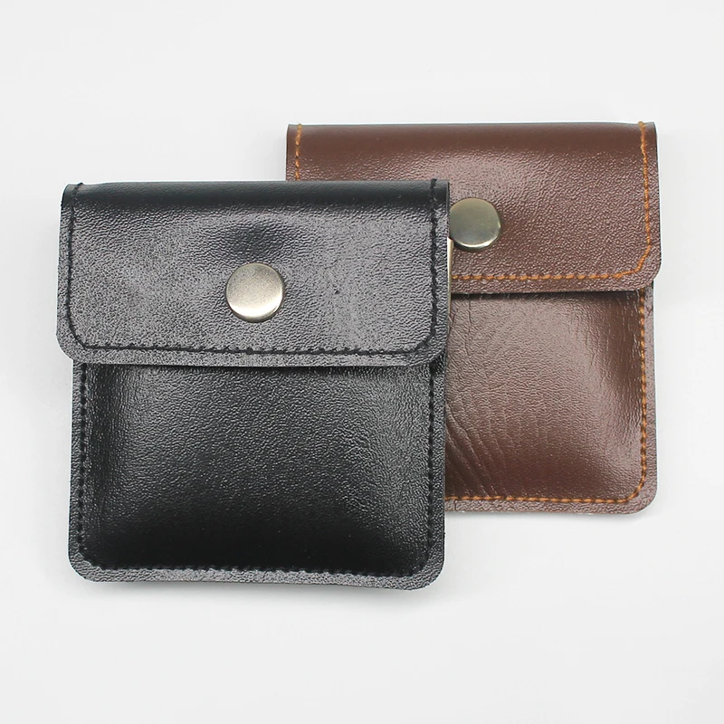 UKETA wholesale custom printing mini PU leather portable pocket ashtray pouches