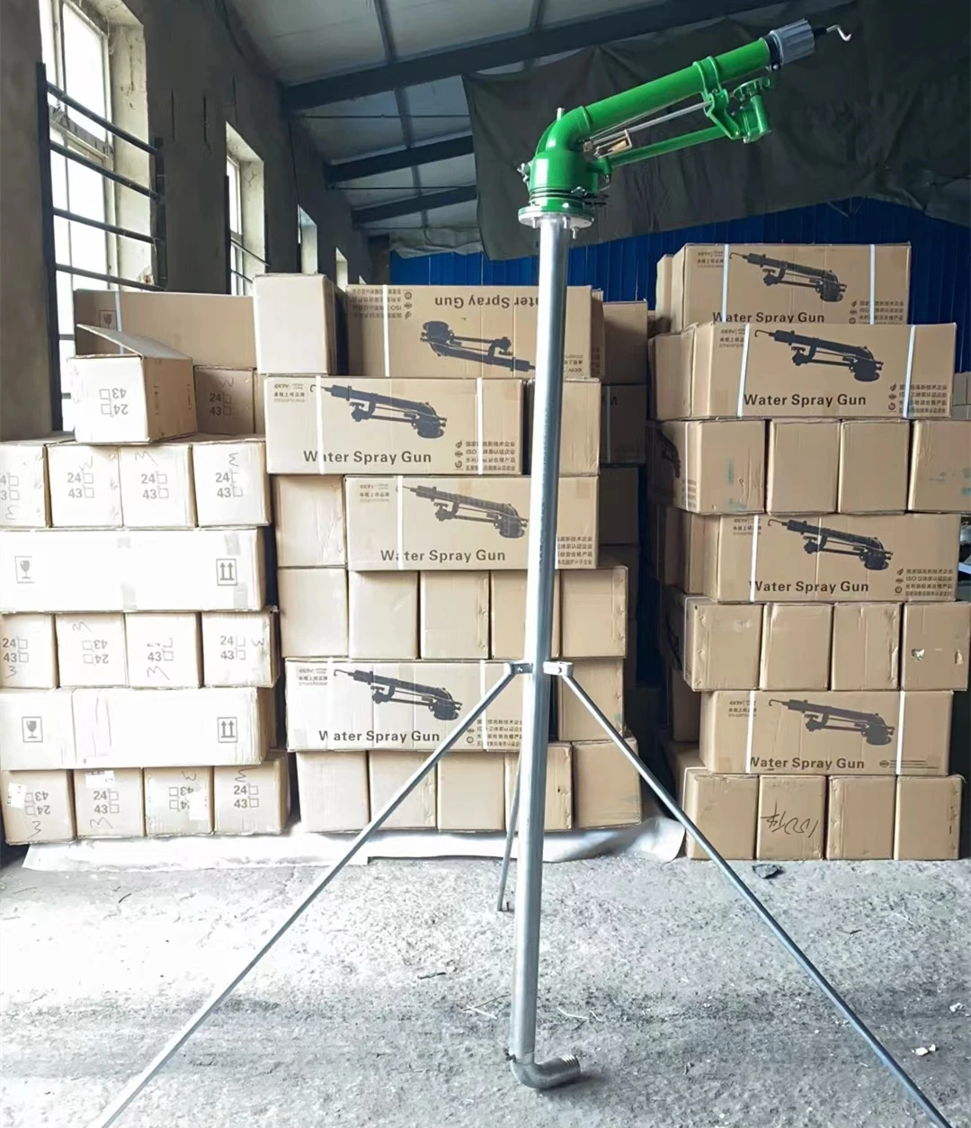 70 м Мобильный большой дождевой пистолет спринклер штатив ирригационная система для ферм сельскохозяйственный Спринклер