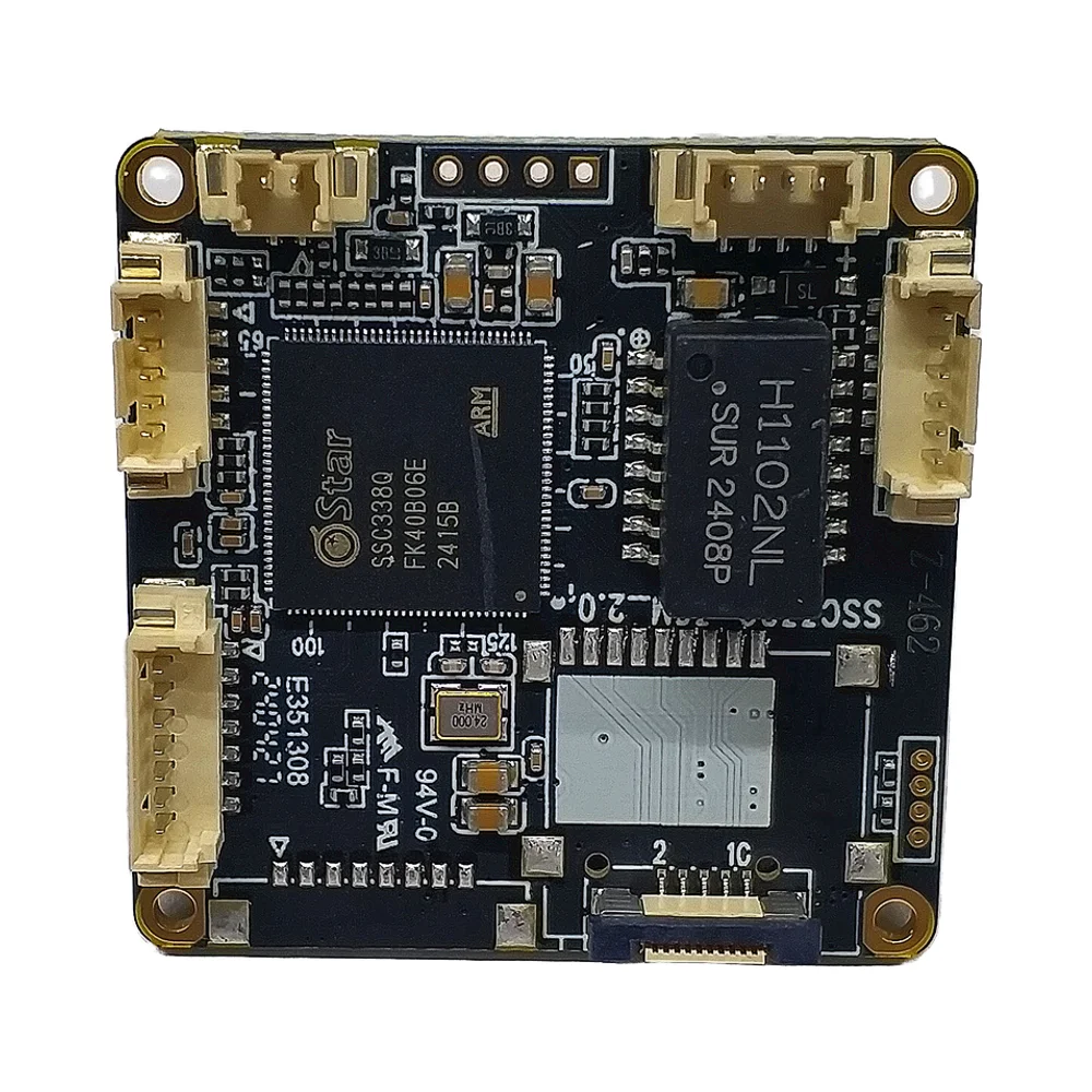 H.265 8MP 4K Starlight Wireless IP Camera Module Human Detection Wifi Network Camera Board Two Way Audio TF Card RTSP 4mm Lens