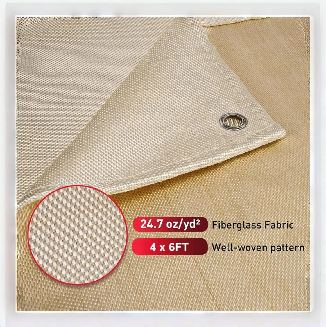 Heat Insulation Welding Curtain Fiberglass Cloth Spark Protection Fire Resistant Welding Blanket