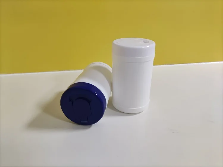 canister cellulose cleaning wipes High quality Nonwoven spunlace disposable barrel dry towel rolls