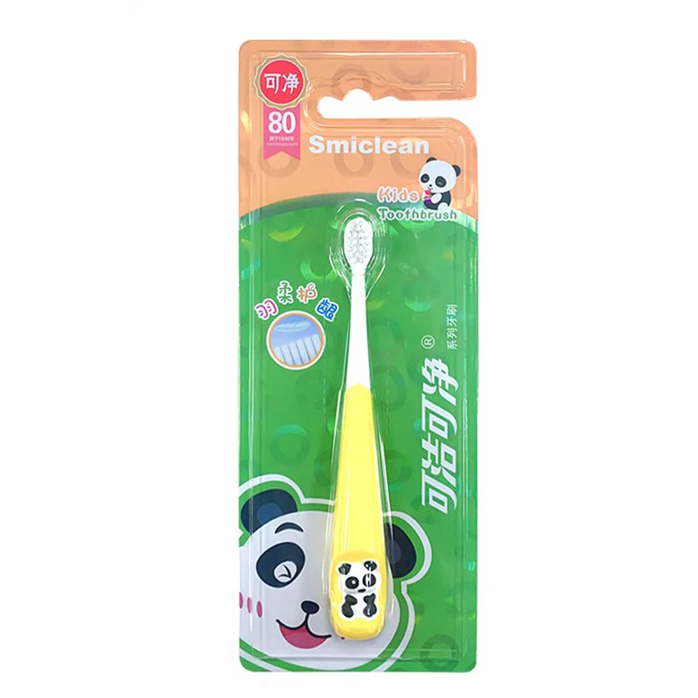 OEM Smiclean logo 360 Degrees 6000 Bristle Panda Children Toothbrush