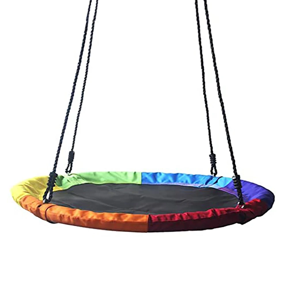 Уличная подвесная тарелка-качели на дереве вес 800 фунтов 900D Оксфордские водонепроницаемые подвесные ремни качели для