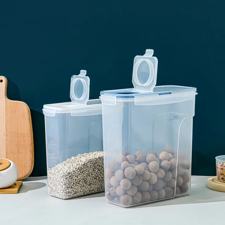 Wholesale Customized BPA Free Household Kitchen Airtight Cereal Food Storage Container Set