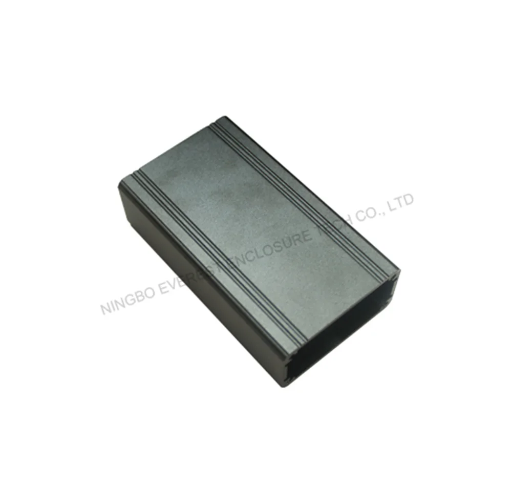 AEH032 57 * 28 * 100 mm OEM Customized Color Aluminum Electronic PCB Extrusion Enclosure