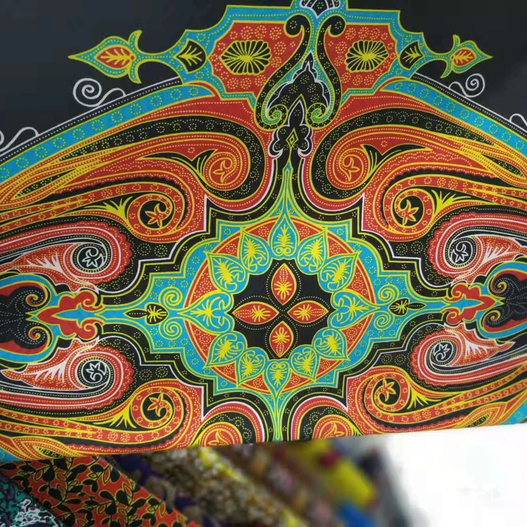 High Quality Super Hollandaise Uganda Wax Print Fabrics bedding