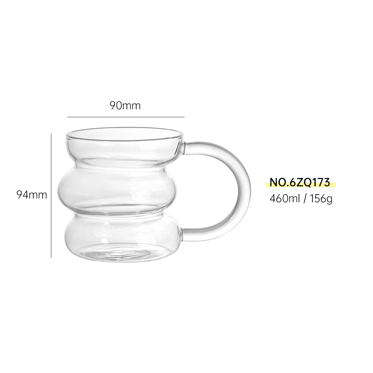 High borosilicate Creative bar double-layer glass cup transparent insulated water cup  beer mug imprisoned pirates