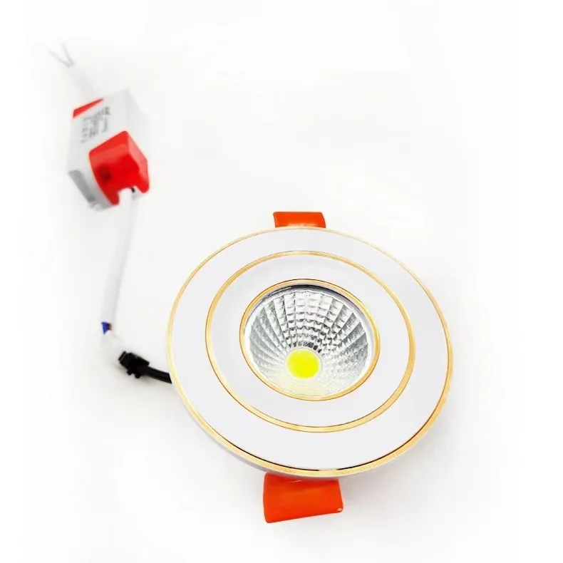 High quality 3W 5W 7W surface 75mm cut down 40-65mm small COB LED ceiling mini Down Light