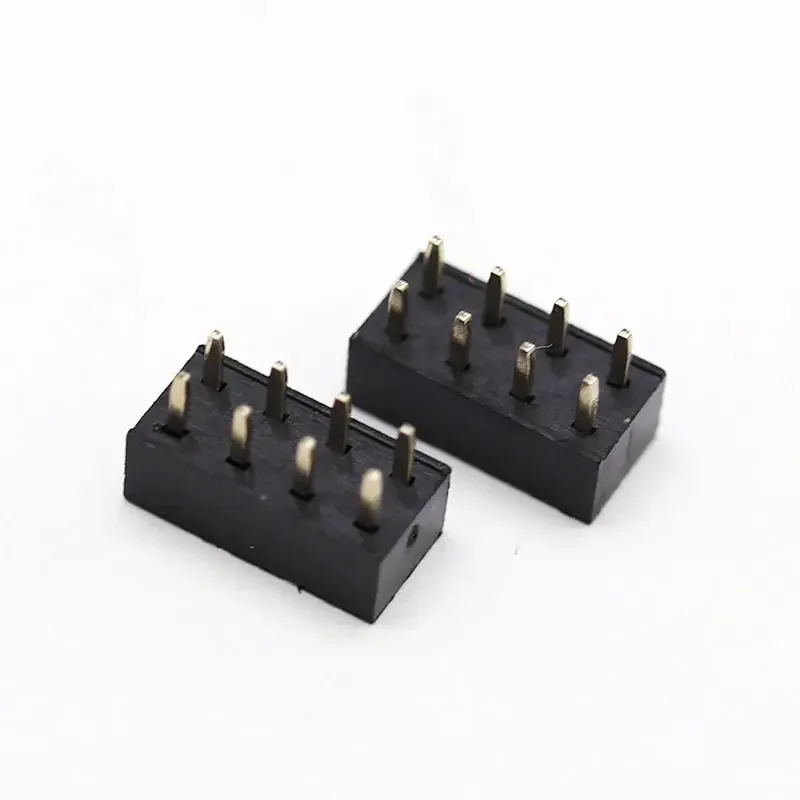 Factory sale direct double row straight pitch 2.54mm height 3.5mm positions 2-40pin female pin header Y end socket connector