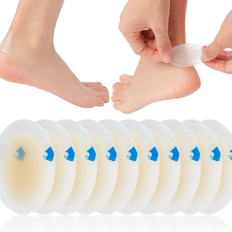 Hydro Seal Waterproof Adhesive Hydrocolloid Gel Bandages Heel Blisters Cushioning Shower Proof Blister Pad for Relief Lasting