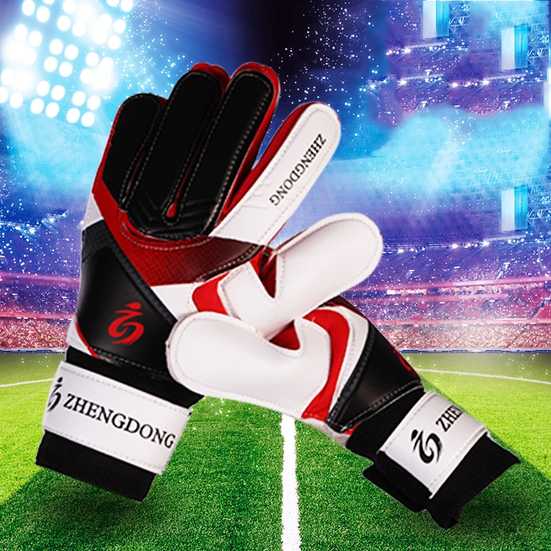 New Hot Sale Thicken Football Gloves Thickened For Non-Slip Youth Football Soccer Gloves