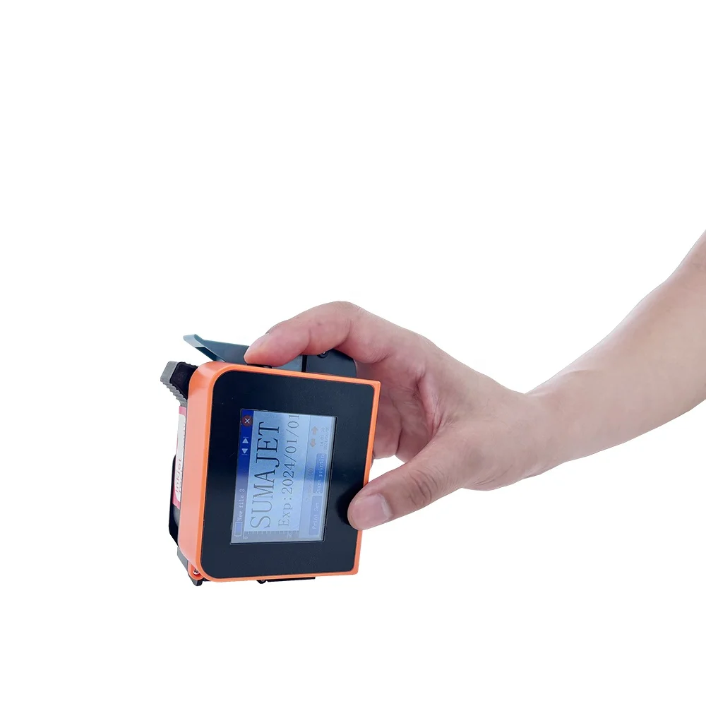 Hot Sale  Half Inch Printing Machine Convenient Portable Inkjet Printer Handheld Small Inkjet Printer Expiry Date QRcode Barcode
