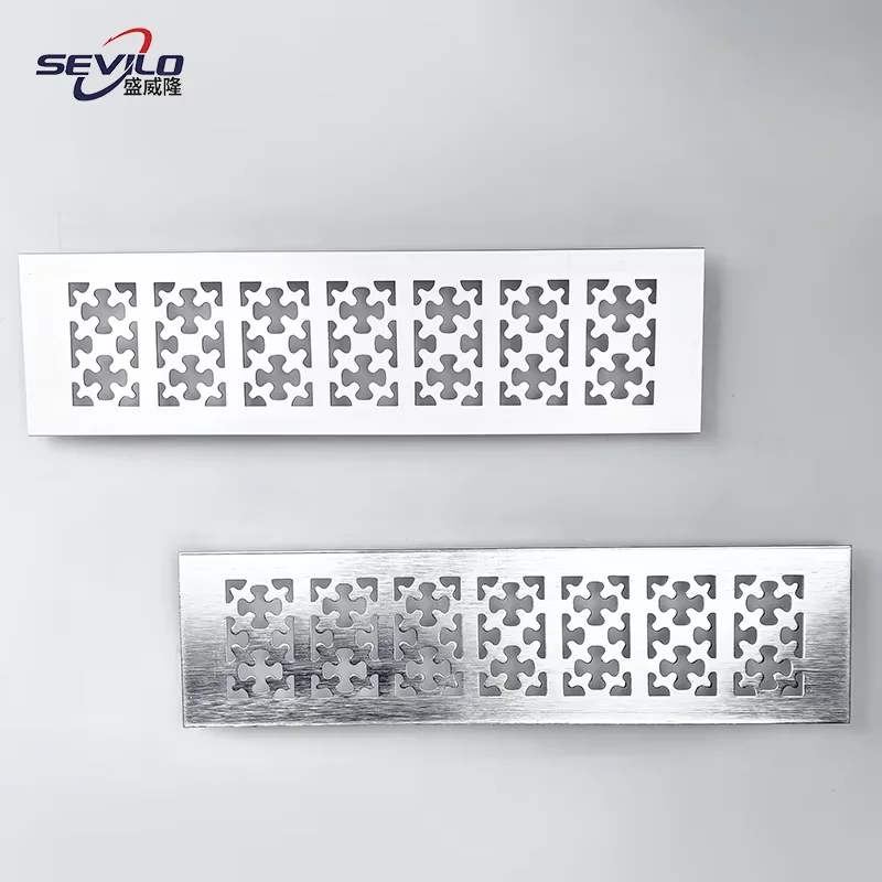 Aluminum alloy ventilation grille air grille vent cover wall decor door grille air vent