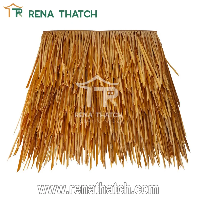 Hot sale cheap artificial thatch synthetic thatch roofing for resort tiki bar