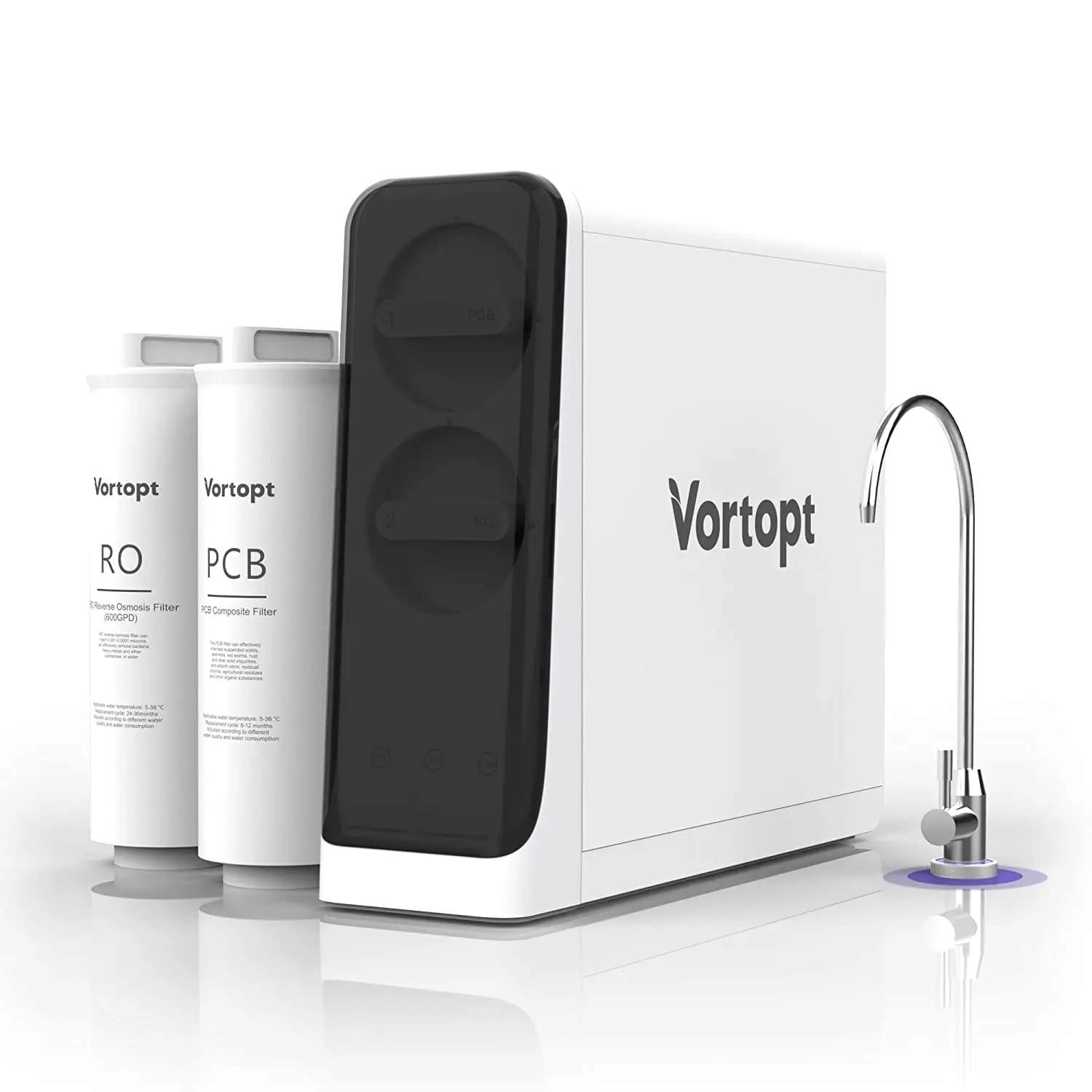 Integrated waterway QR03 400/600 GDP new technology water purifier Water inlet tee counter top water filtration